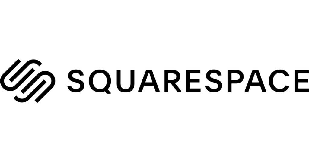 Best Free Blogging Platform- Logo of Squarespace blogging platform on screen