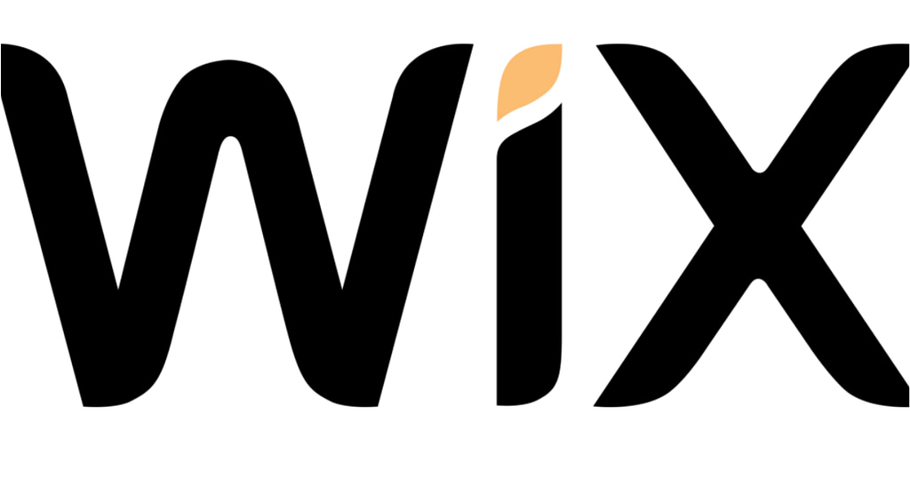 Best Free Blogging Platform- Logo of Wix on screen