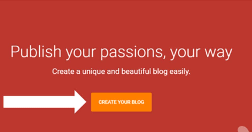 Start a Blog with Blogger- Blogger platform user interface
