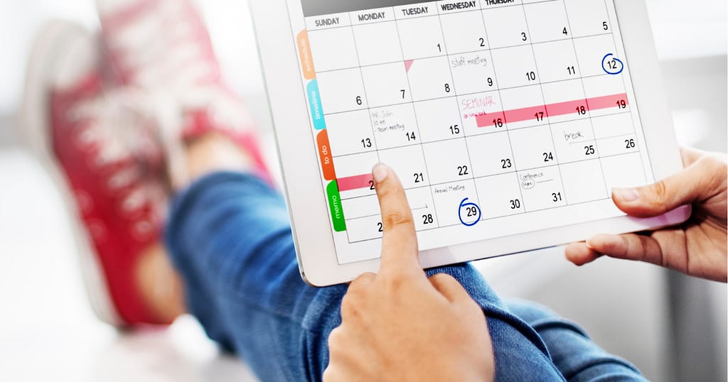 Start a Successful Blog-A Filipino Blogger Checking a Content Calendar