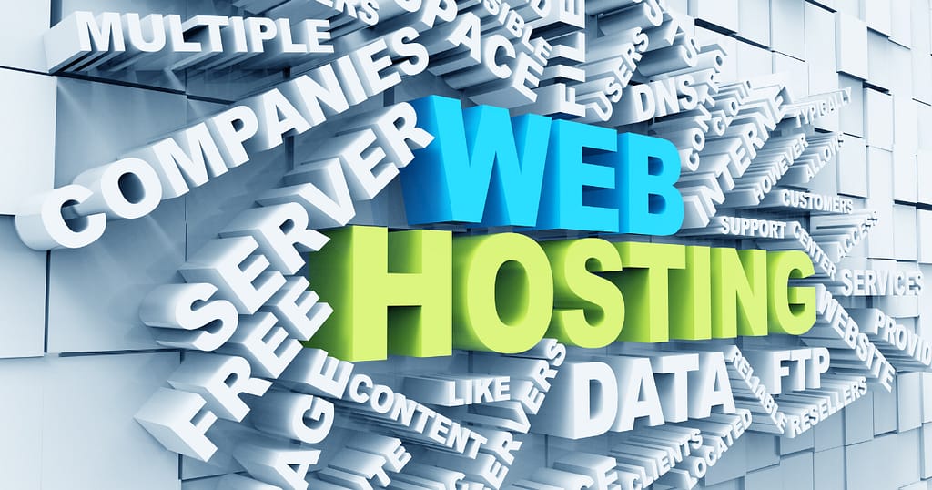 Start a Successful Blog- A laptop with web hosting text