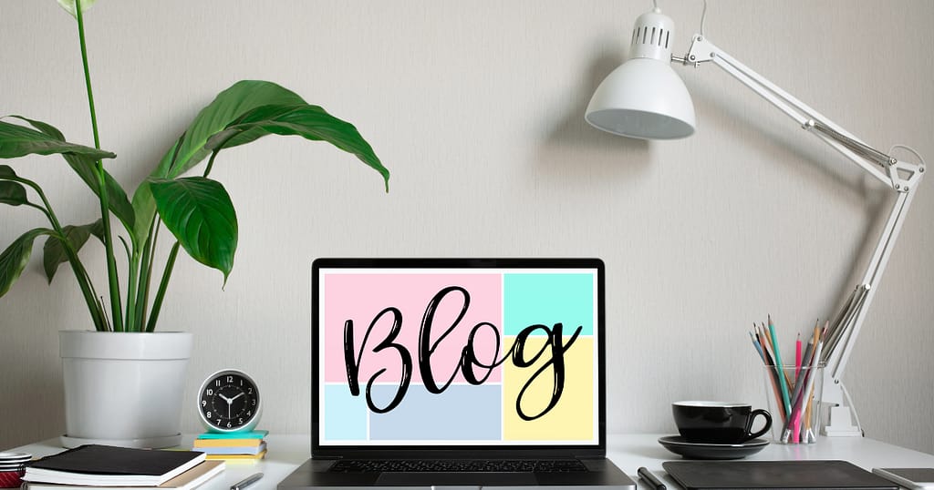 Start a Successful Blog- A laptop of a new Filipino blogger showing blog text